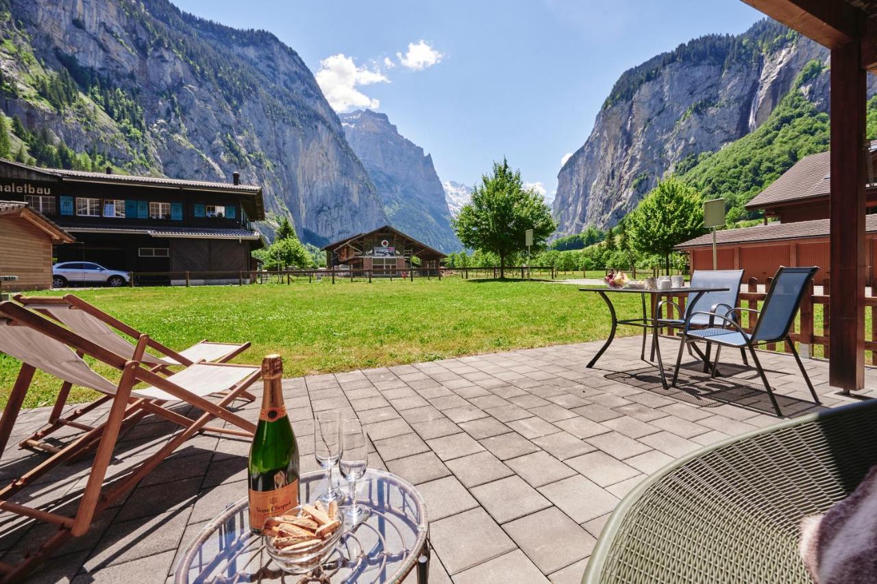Apartment Truemmelbach, Comfortabl & Cozy, Private Terrace With Best Views Lauterbrunnen Ngoại thất bức ảnh