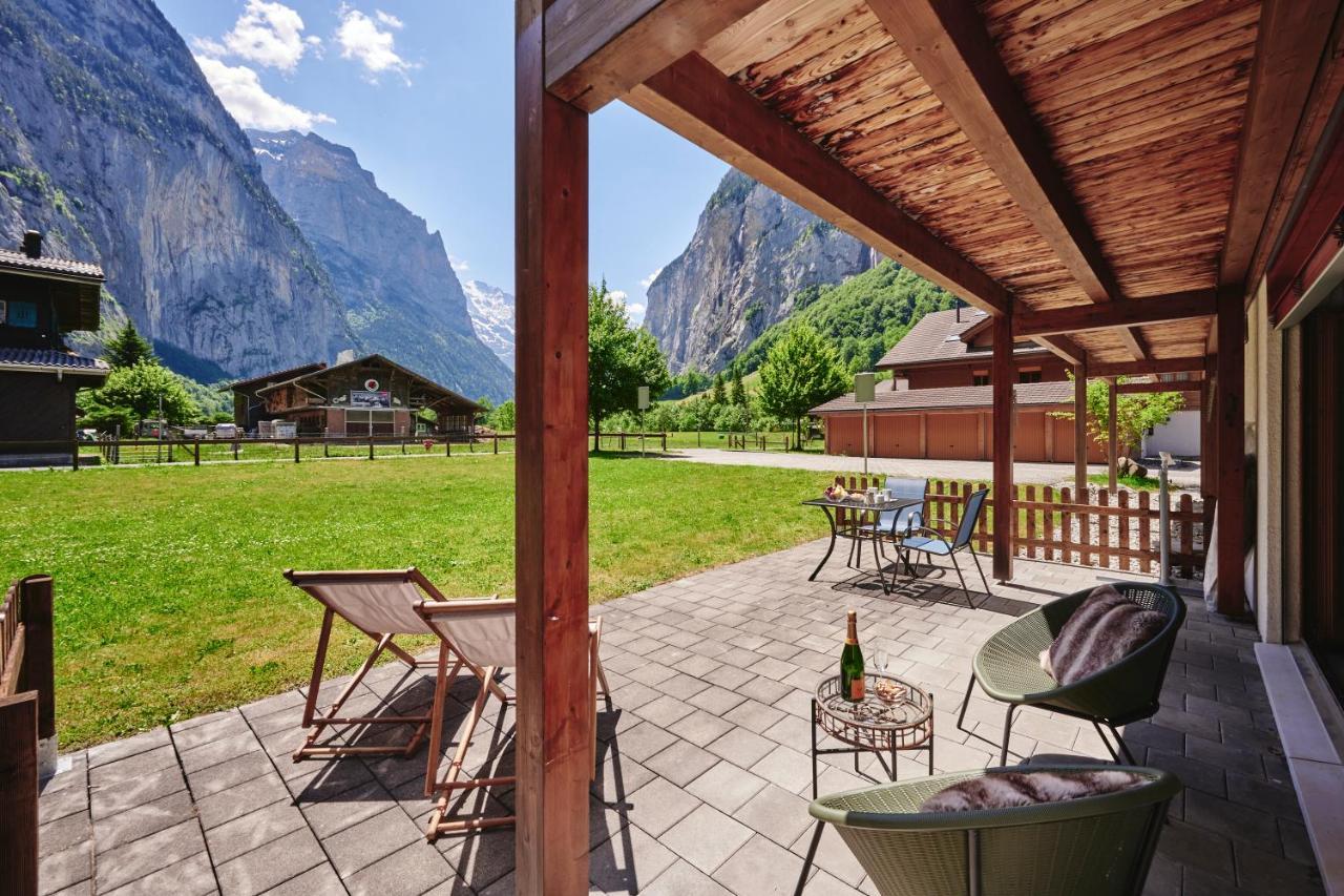 Apartment Truemmelbach, Comfortabl & Cozy, Private Terrace With Best Views Lauterbrunnen Ngoại thất bức ảnh