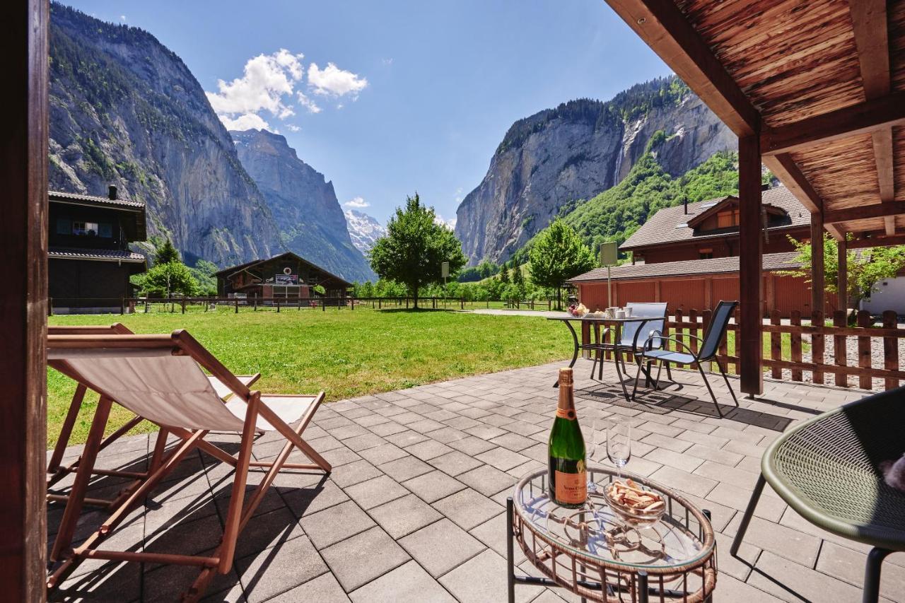 Apartment Truemmelbach, Comfortabl & Cozy, Private Terrace With Best Views Lauterbrunnen Ngoại thất bức ảnh