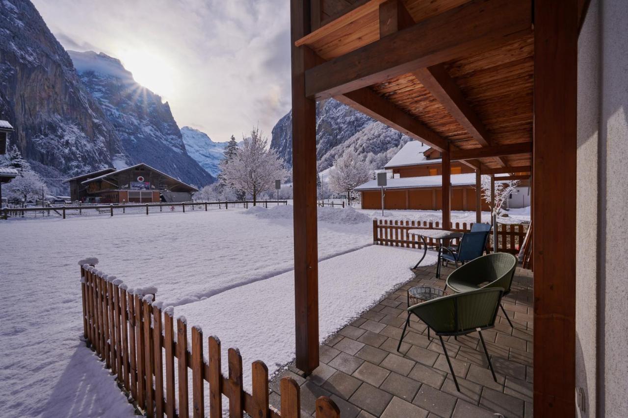 Apartment Truemmelbach, Comfortabl & Cozy, Private Terrace With Best Views Lauterbrunnen Ngoại thất bức ảnh