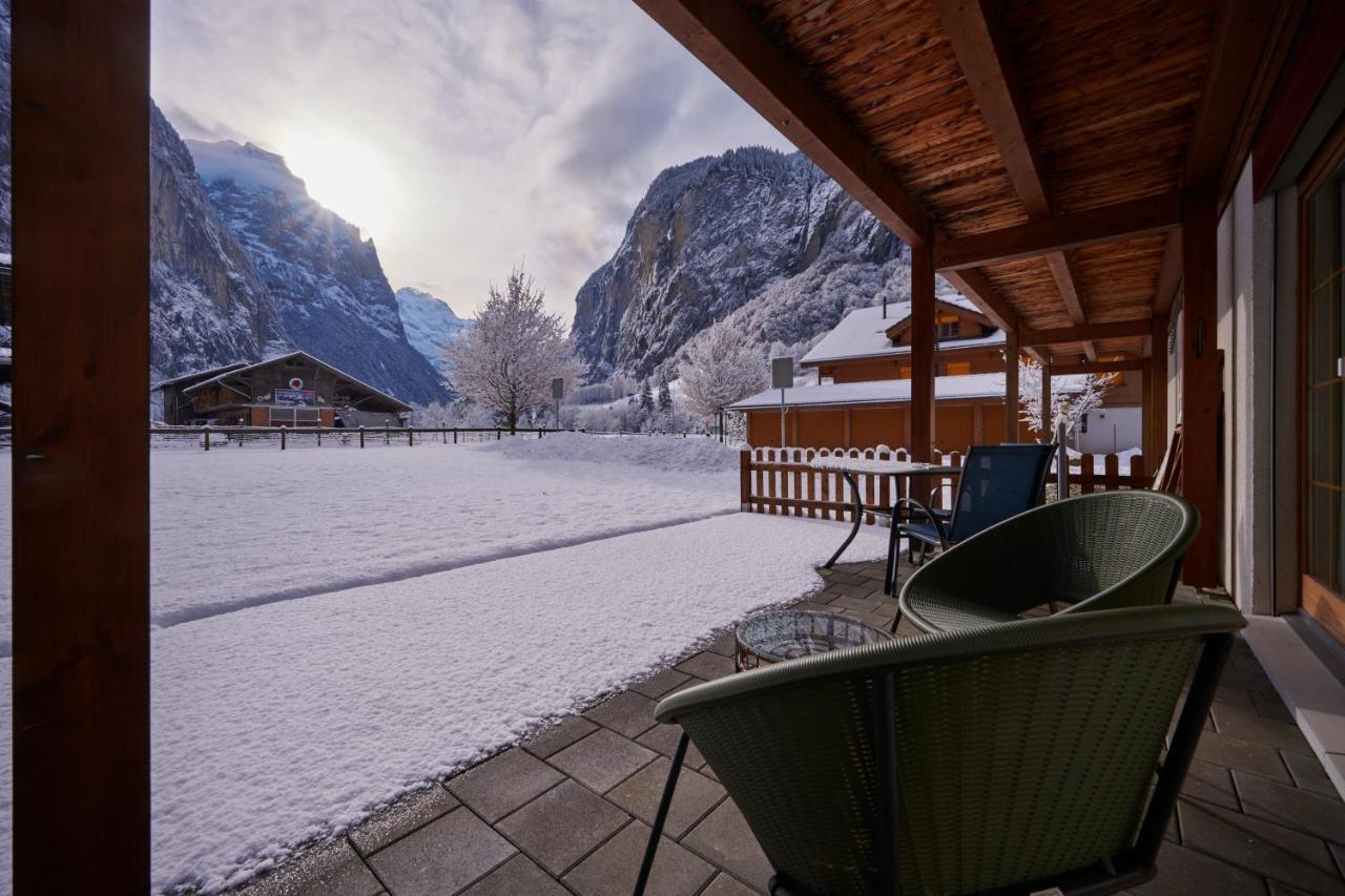 Apartment Truemmelbach, Comfortabl & Cozy, Private Terrace With Best Views Lauterbrunnen Ngoại thất bức ảnh